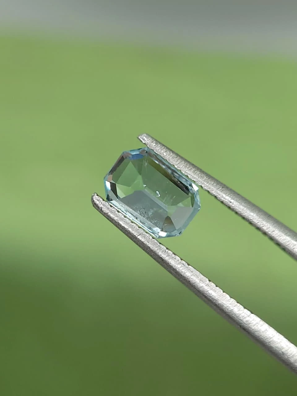 0.8ct Natural Aquamarine Loose Gemstone from Skardu Pakistan — view 4